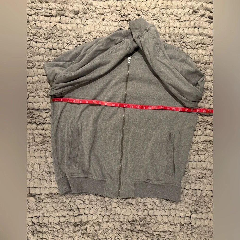 Banana Republic Gray Luxe Touch Performance Full Zip Sweatshirt / Jacket